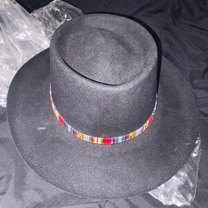 Black Western Wool Felt Hat